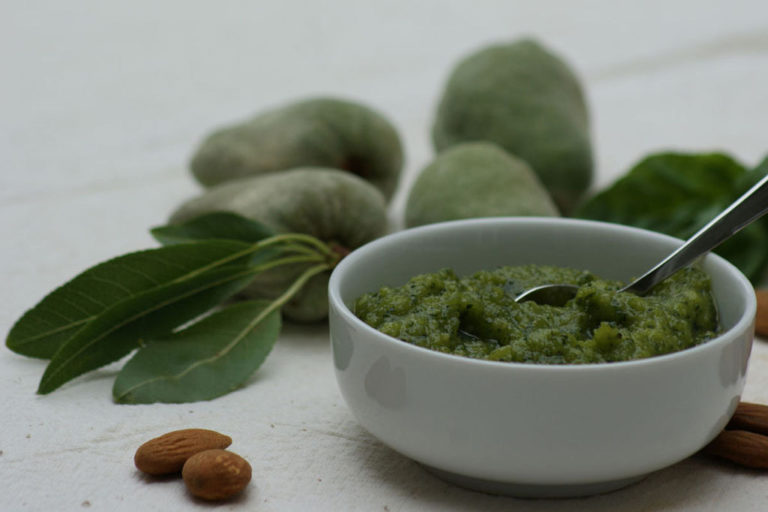 cuisine créative - pesto verde fait maison